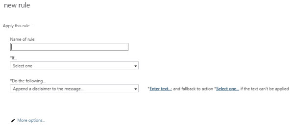 Exploring Transport Rules in Exchange Server 2013